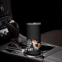 Funny Fox Meme Skinny Tumbler If They Talk Behind Your Back Fart  Naughty Joke - Wonder Print Shop