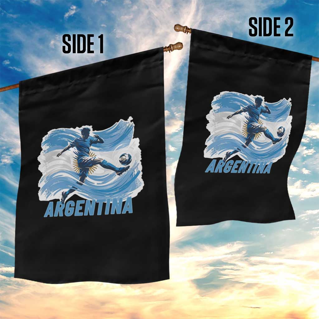 Argentina Soccer Fan Argentinian Flag Patriotic Sports Garden Flag