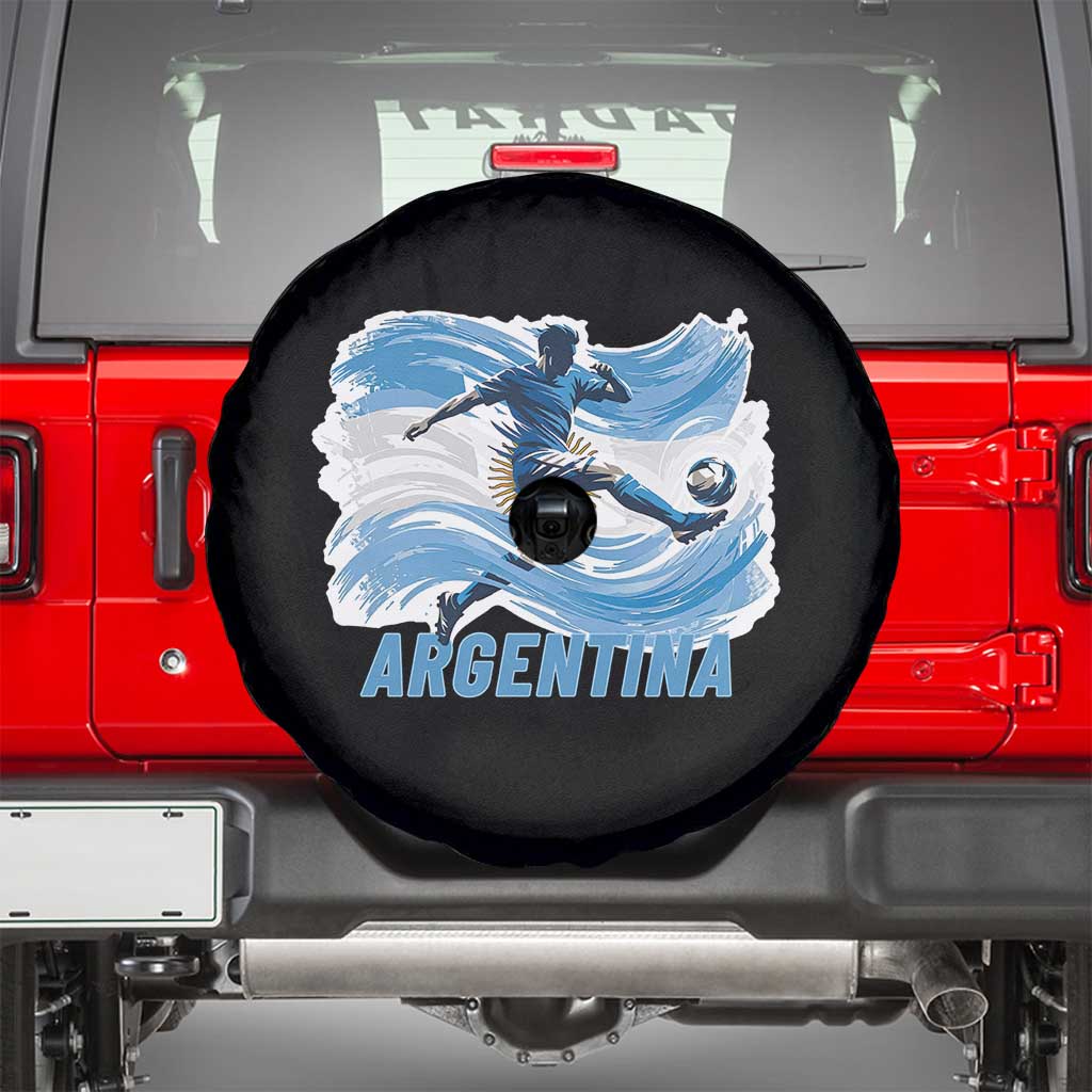 Argentina Soccer Fan Argentinian Flag Patriotic Sports Spare Tire Cover