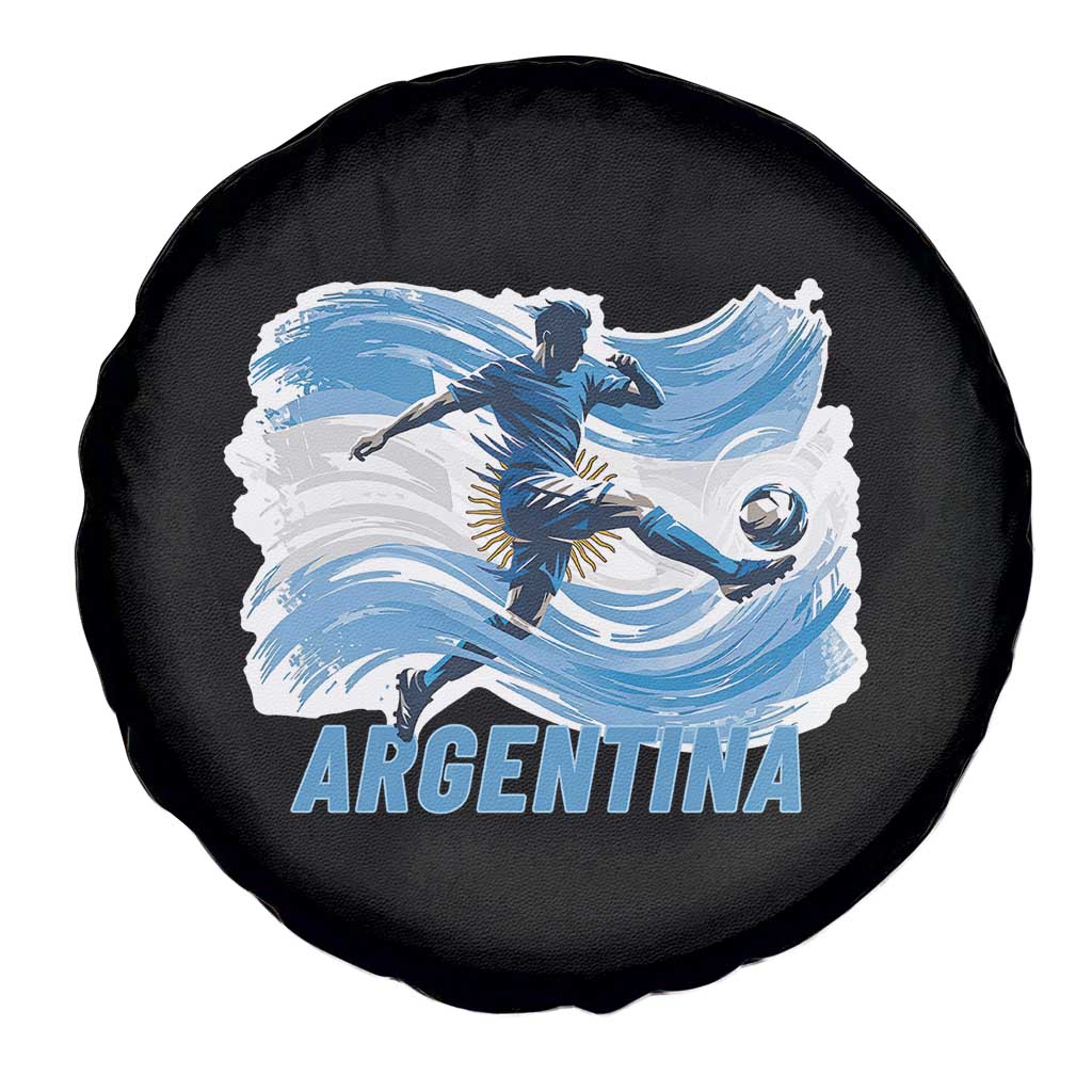 Argentina Soccer Fan Argentinian Flag Patriotic Sports Spare Tire Cover