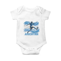 Argentina Soccer Fan Argentinian Flag Patriotic Sports Baby Onesie