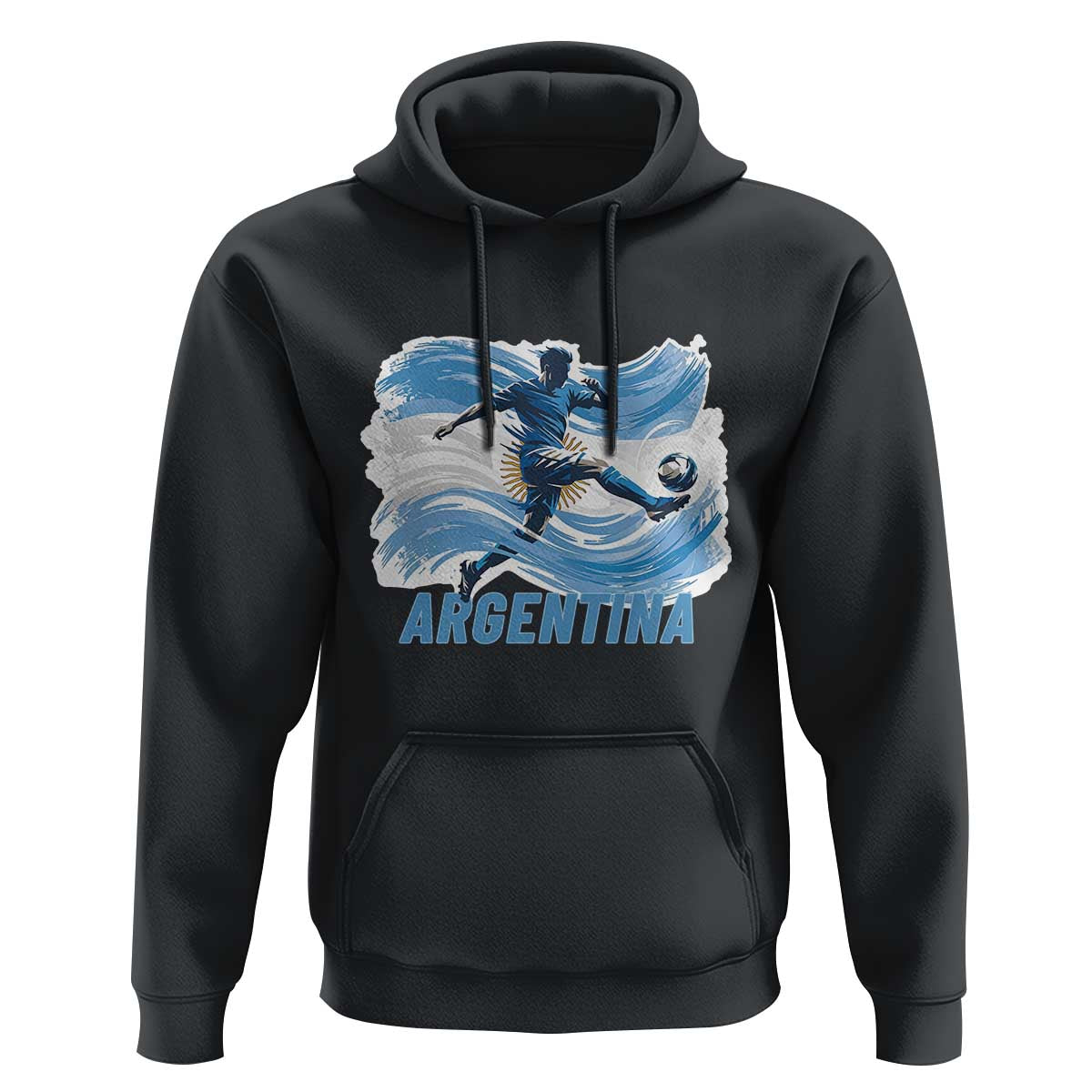 Argentina Soccer Fan Argentinian Flag Patriotic Sports Hoodie