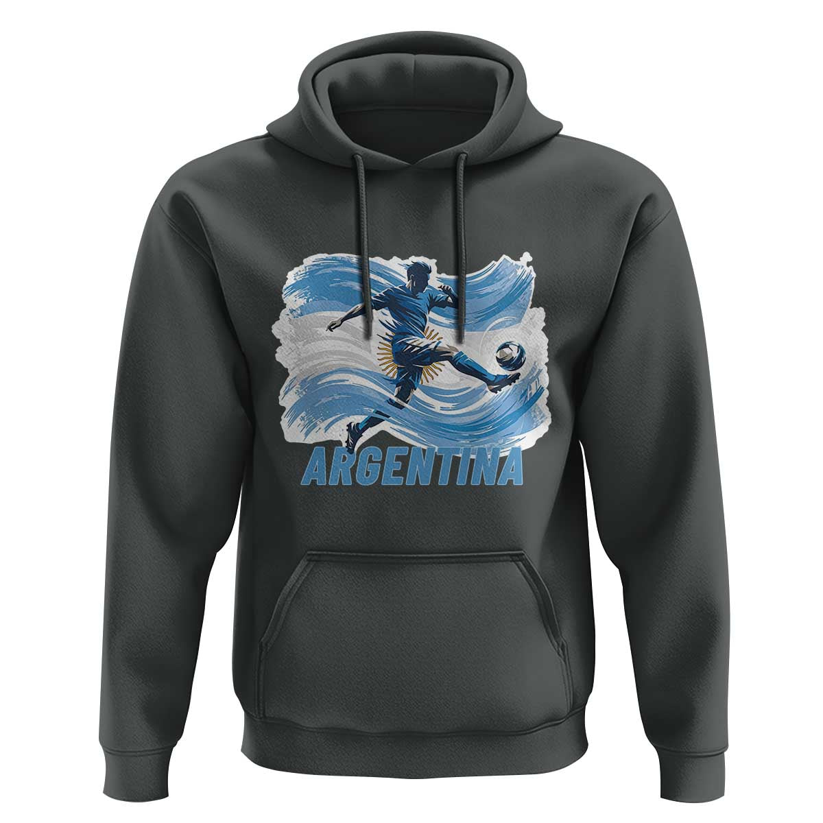 Argentina Soccer Fan Argentinian Flag Patriotic Sports Hoodie