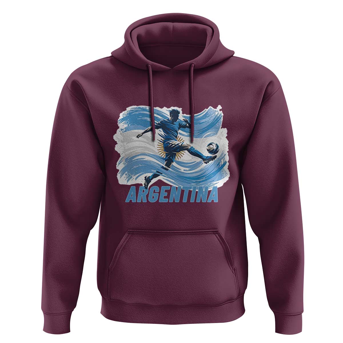 Argentina Soccer Fan Argentinian Flag Patriotic Sports Hoodie