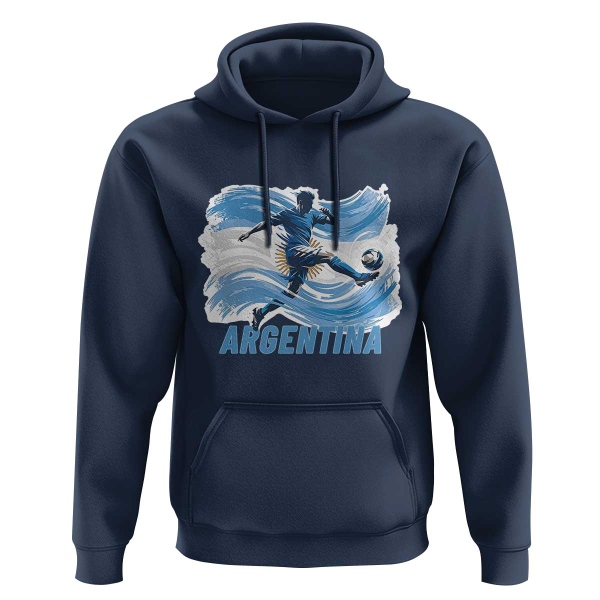Argentina Soccer Fan Argentinian Flag Patriotic Sports Hoodie