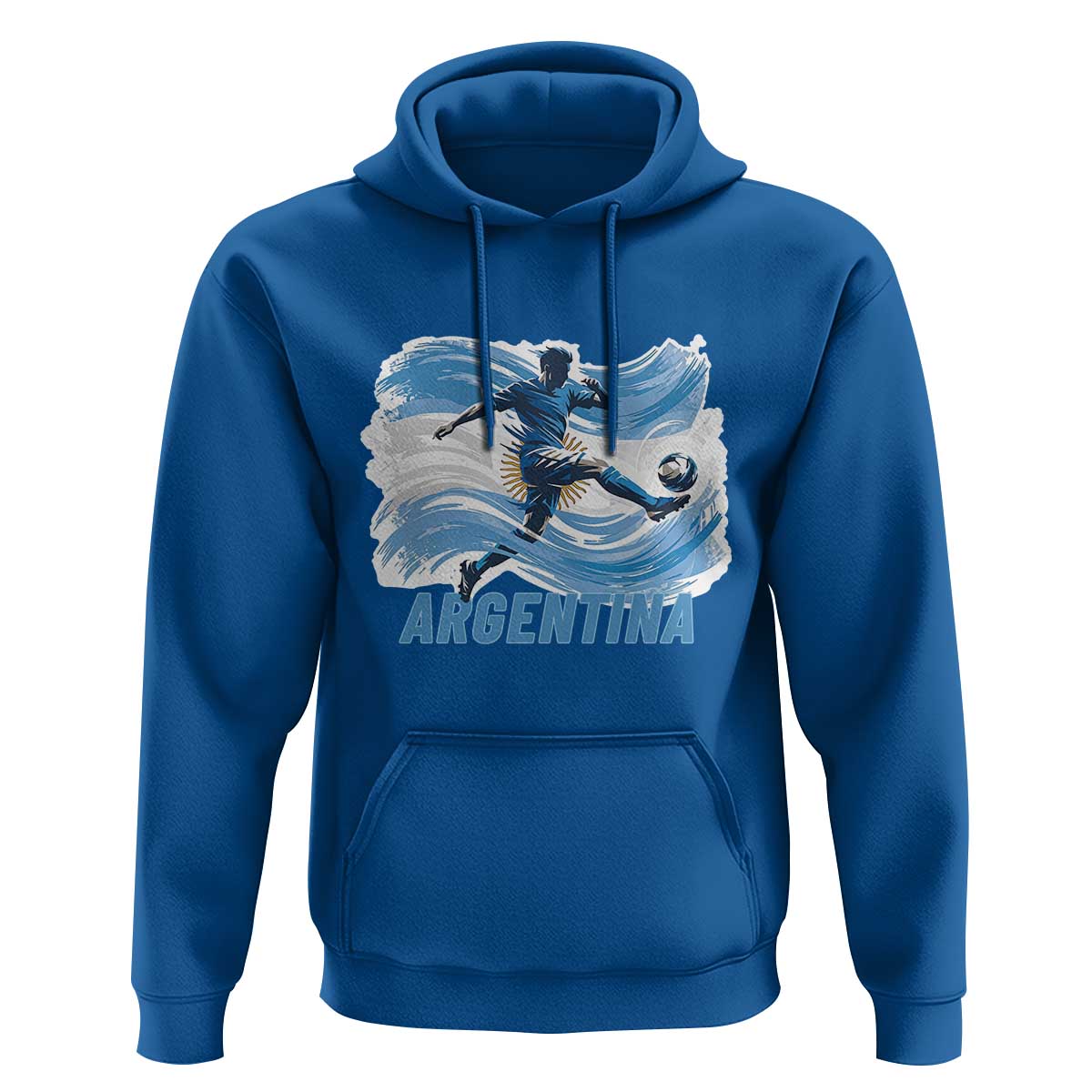 Argentina Soccer Fan Argentinian Flag Patriotic Sports Hoodie