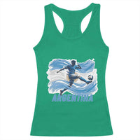Argentina Soccer Fan Argentinian Flag Patriotic Sports Racerback Tank Top