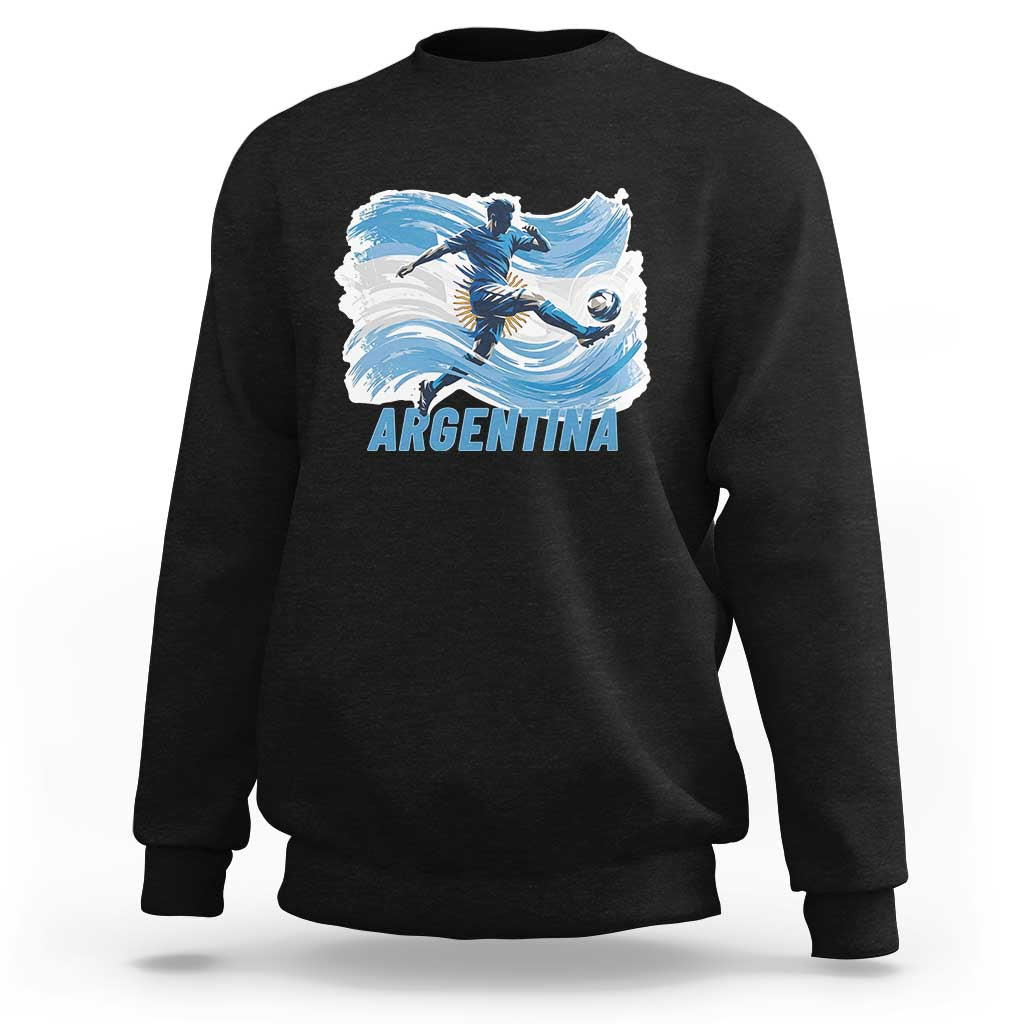 Argentina Soccer Fan Argentinian Flag Patriotic Sports Sweatshirt