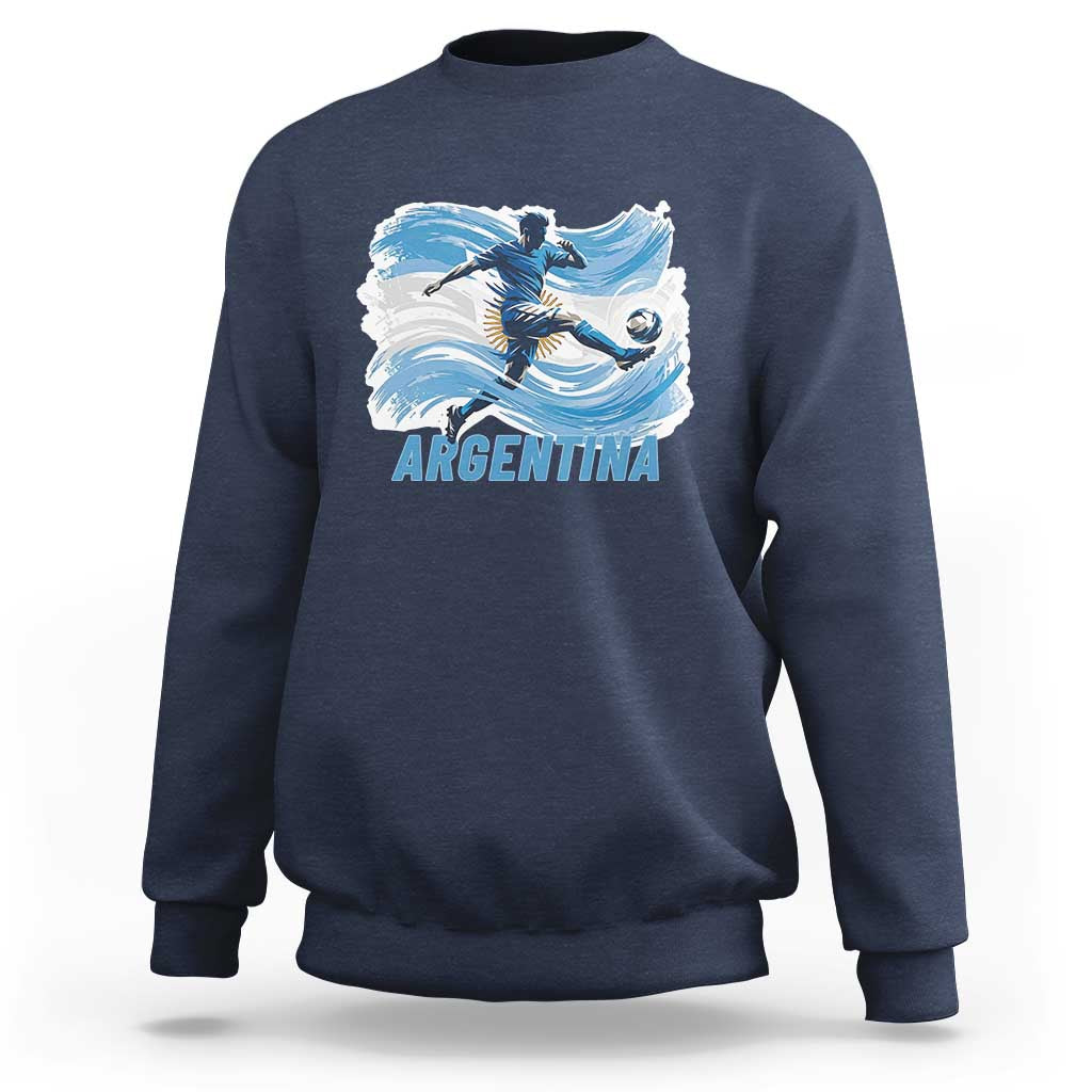Argentina Soccer Fan Argentinian Flag Patriotic Sports Sweatshirt