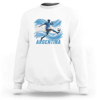 Argentina Soccer Fan Argentinian Flag Patriotic Sports Sweatshirt