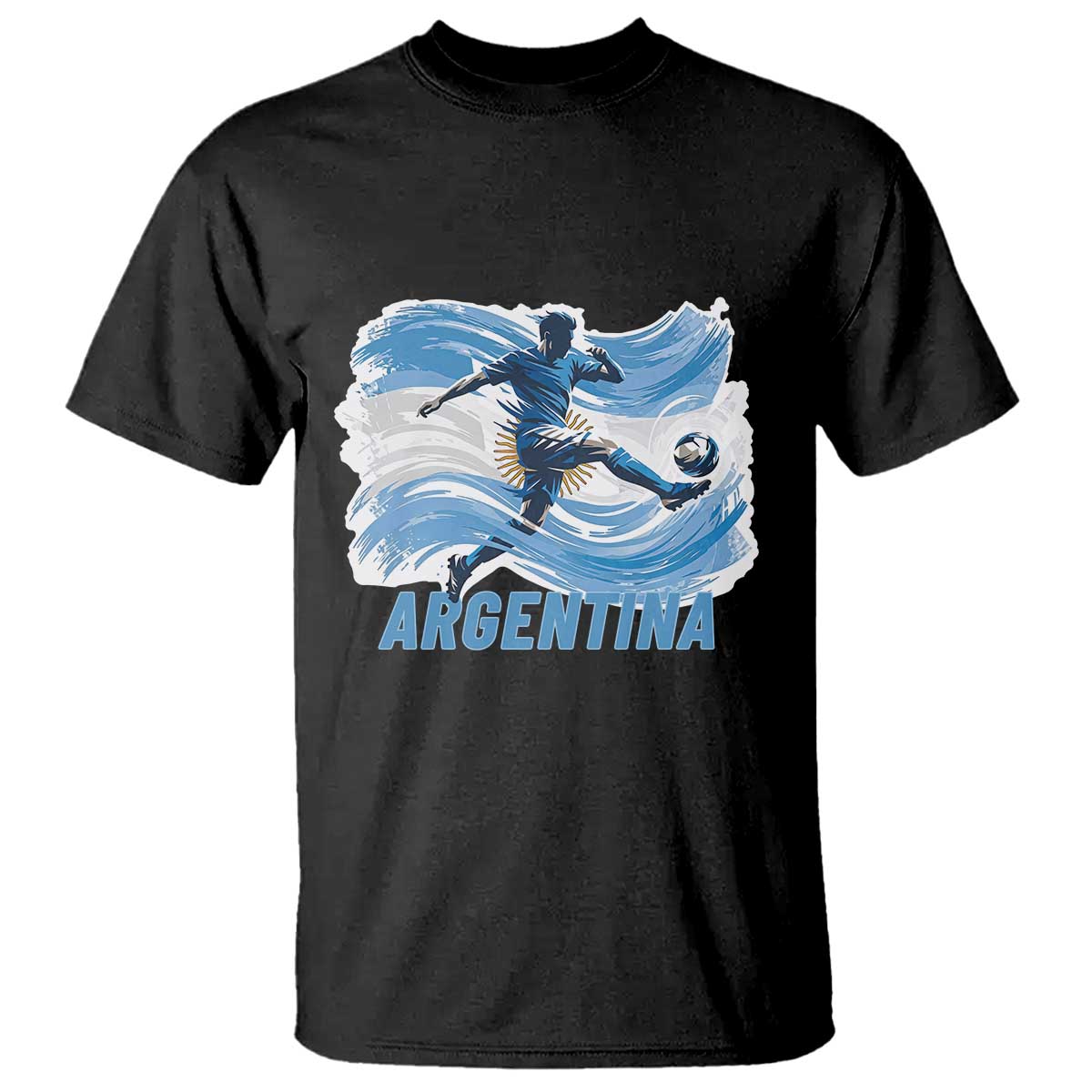 Argentina Soccer Fan Argentinian Flag Patriotic Sports T Shirt