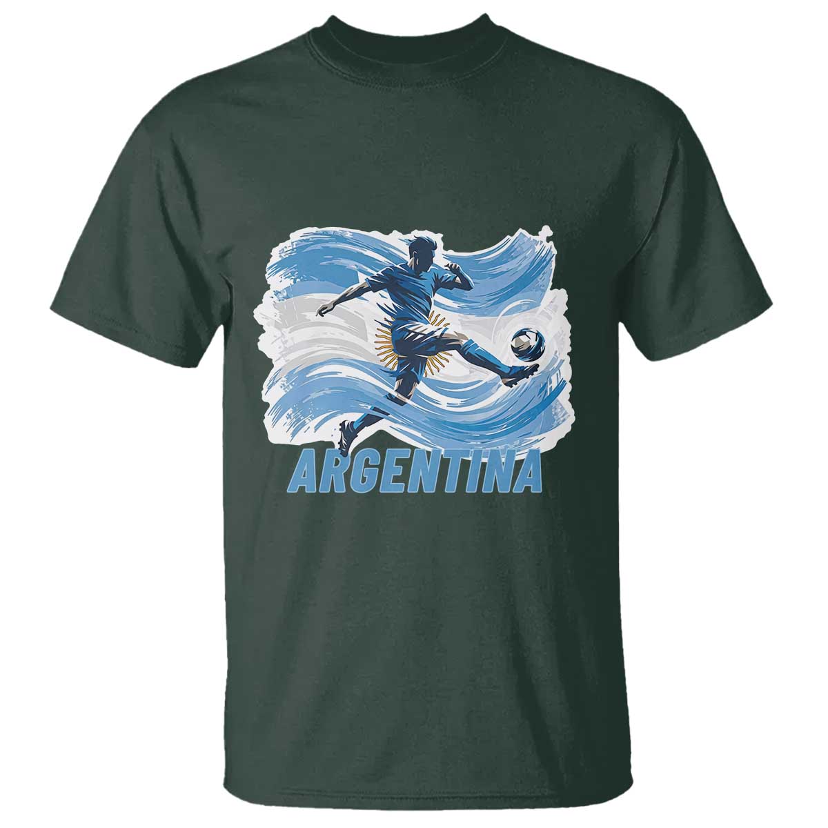 Argentina Soccer Fan Argentinian Flag Patriotic Sports T Shirt