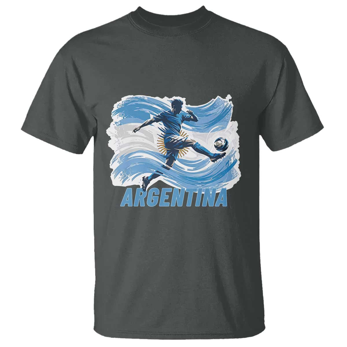 Argentina Soccer Fan Argentinian Flag Patriotic Sports T Shirt