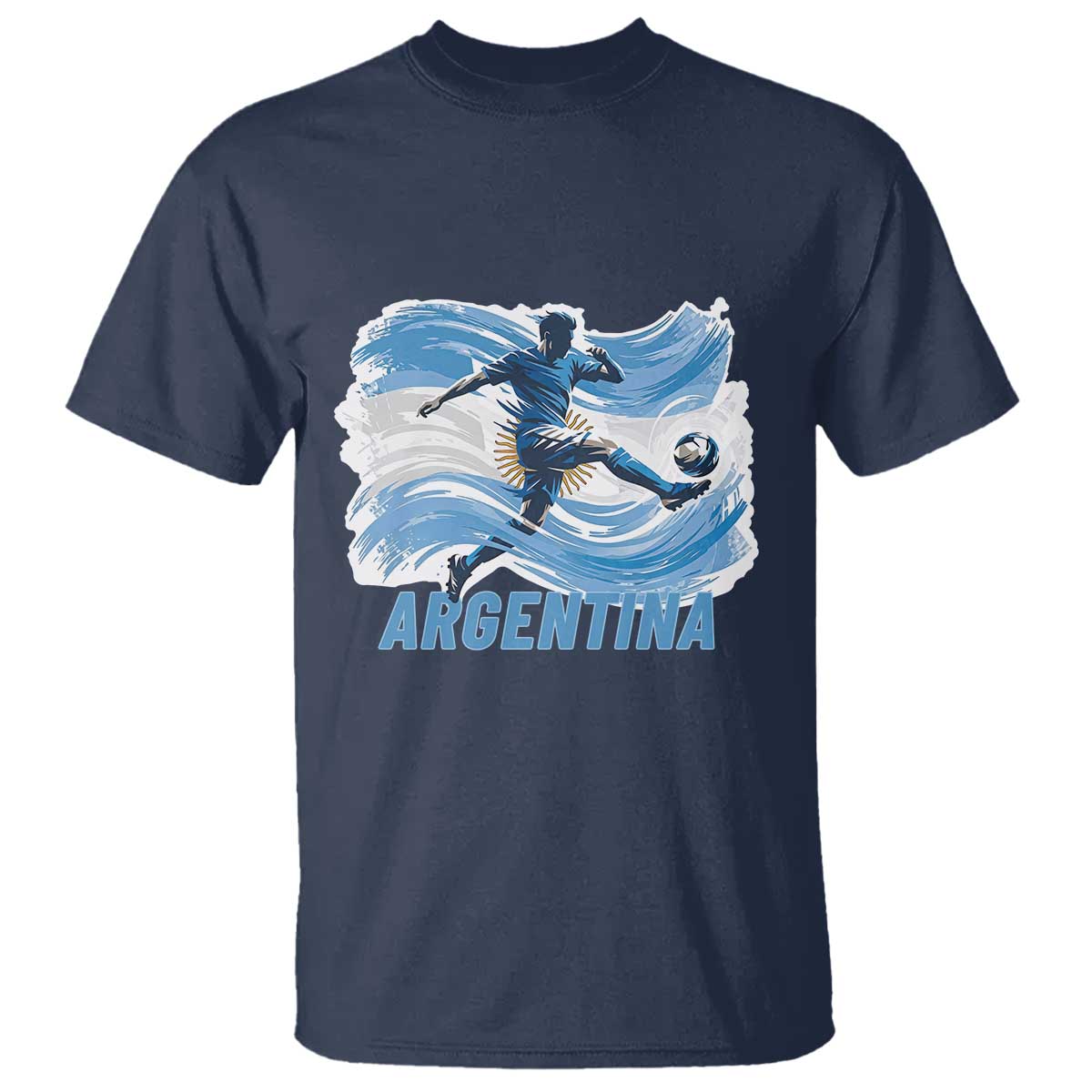 Argentina Soccer Fan Argentinian Flag Patriotic Sports T Shirt