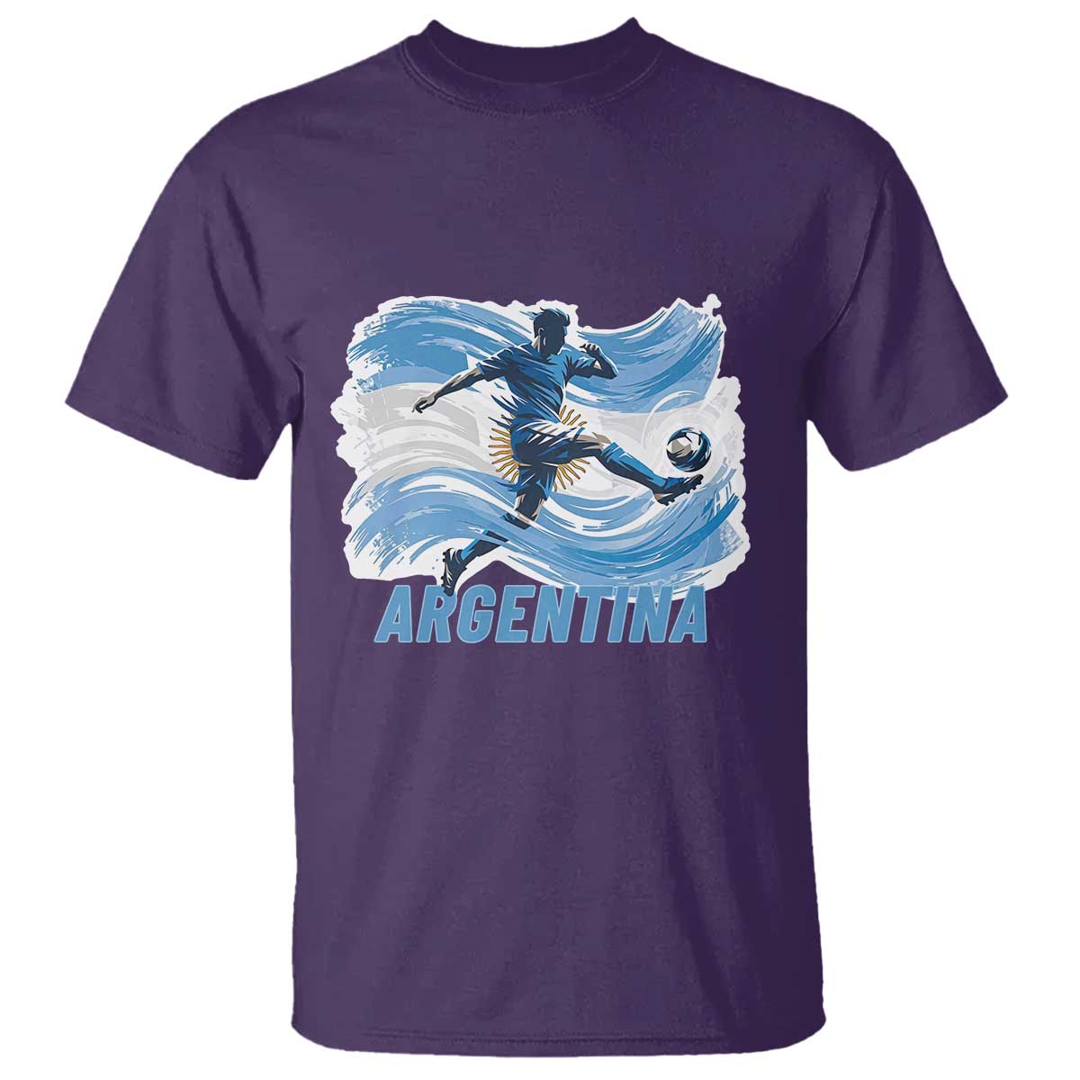 Argentina Soccer Fan Argentinian Flag Patriotic Sports T Shirt