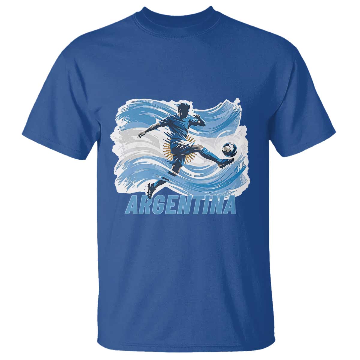 Argentina Soccer Fan Argentinian Flag Patriotic Sports T Shirt
