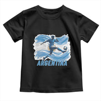 Argentina Soccer Fan Argentinian Flag Patriotic Sports Toddler T Shirt