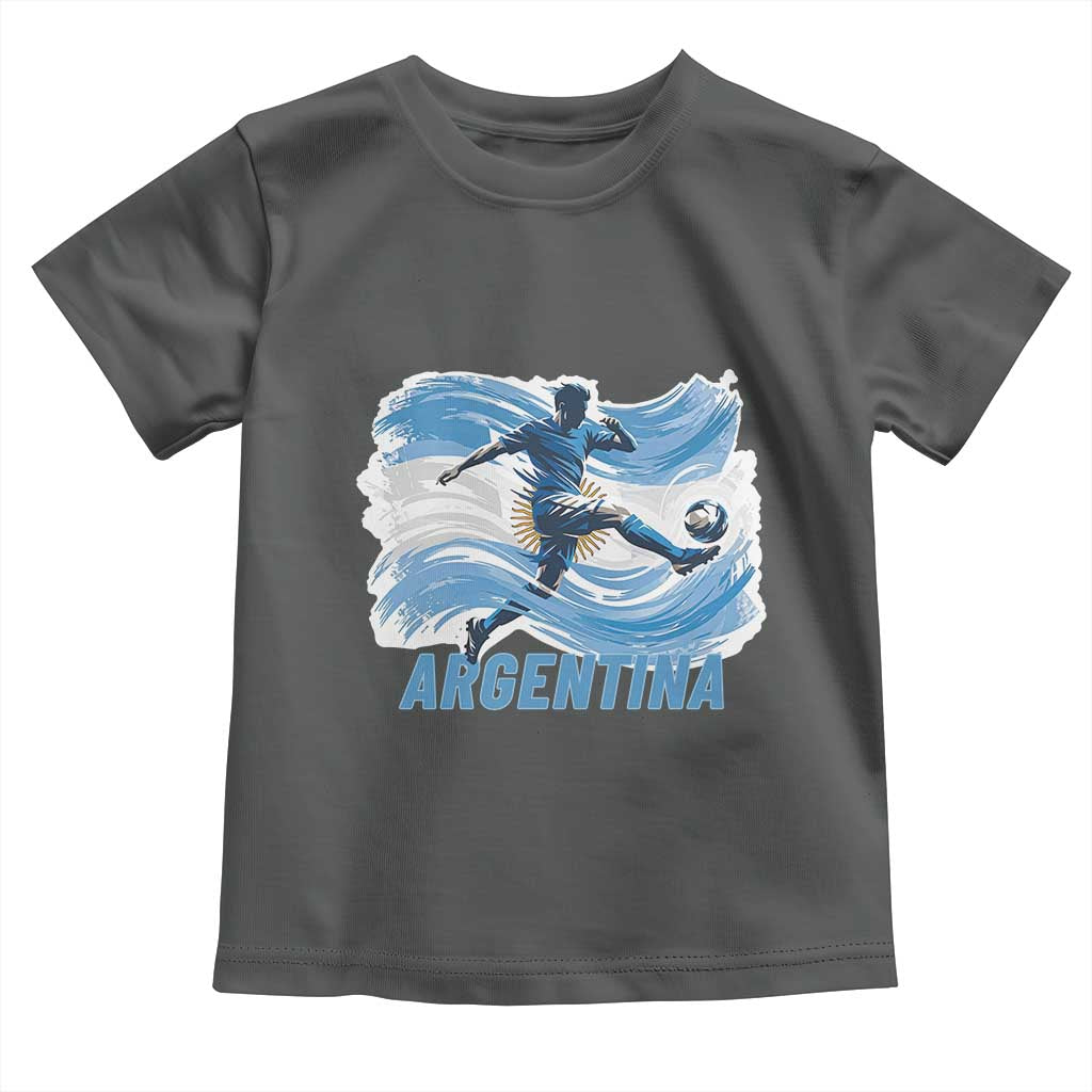 Argentina Soccer Fan Argentinian Flag Patriotic Sports Toddler T Shirt