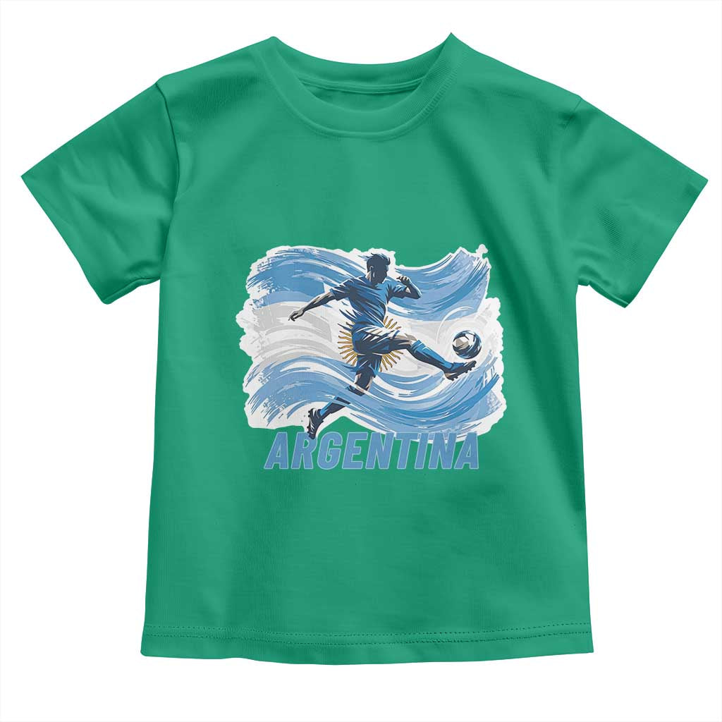 Argentina Soccer Fan Argentinian Flag Patriotic Sports Toddler T Shirt