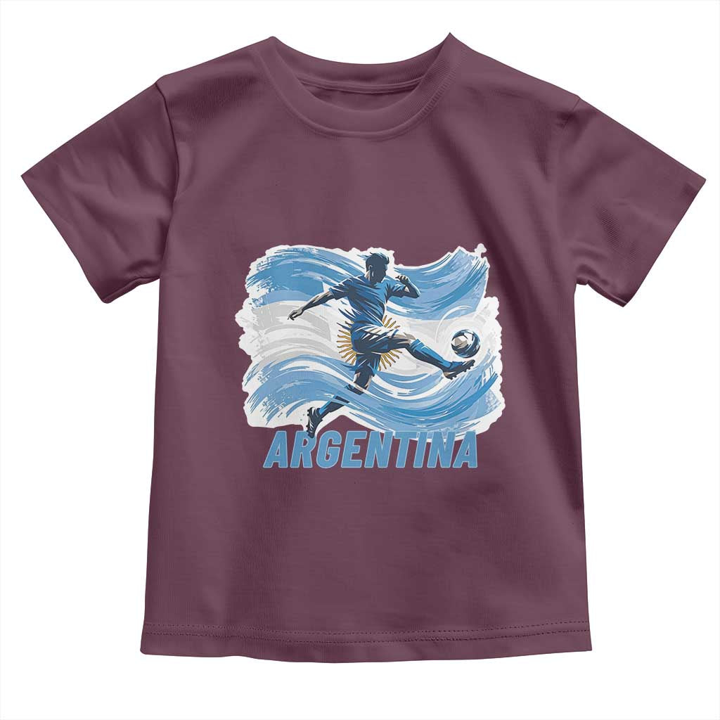 Argentina Soccer Fan Argentinian Flag Patriotic Sports Toddler T Shirt