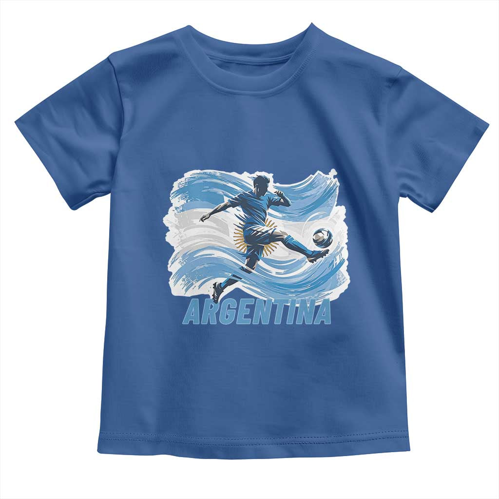 Argentina Soccer Fan Argentinian Flag Patriotic Sports Toddler T Shirt
