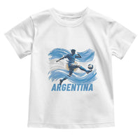 Argentina Soccer Fan Argentinian Flag Patriotic Sports Toddler T Shirt