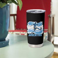 Argentina Soccer Fan Argentinian Flag Patriotic Sports Tumbler Cup