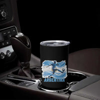Argentina Soccer Fan Argentinian Flag Patriotic Sports Tumbler Cup