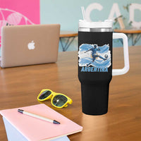 Argentina Soccer Fan Argentinian Flag Patriotic Sports Tumbler With Handle