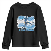 Argentina Soccer Fan Argentinian Flag Patriotic Sports Youth Sweatshirt