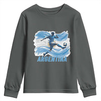 Argentina Soccer Fan Argentinian Flag Patriotic Sports Youth Sweatshirt
