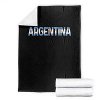 Vintage Argentina Flag Retro Argentinian Throw Blanket