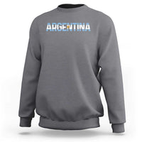Vintage Argentina Flag Retro Argentinian Sweatshirt