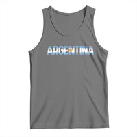 Vintage Argentina Flag Retro Argentinian Tank Top