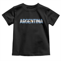 Vintage Argentina Flag Retro Argentinian Toddler T Shirt