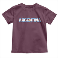 Vintage Argentina Flag Retro Argentinian Toddler T Shirt