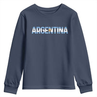 Vintage Argentina Flag Retro Argentinian Youth Sweatshirt