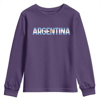 Vintage Argentina Flag Retro Argentinian Youth Sweatshirt