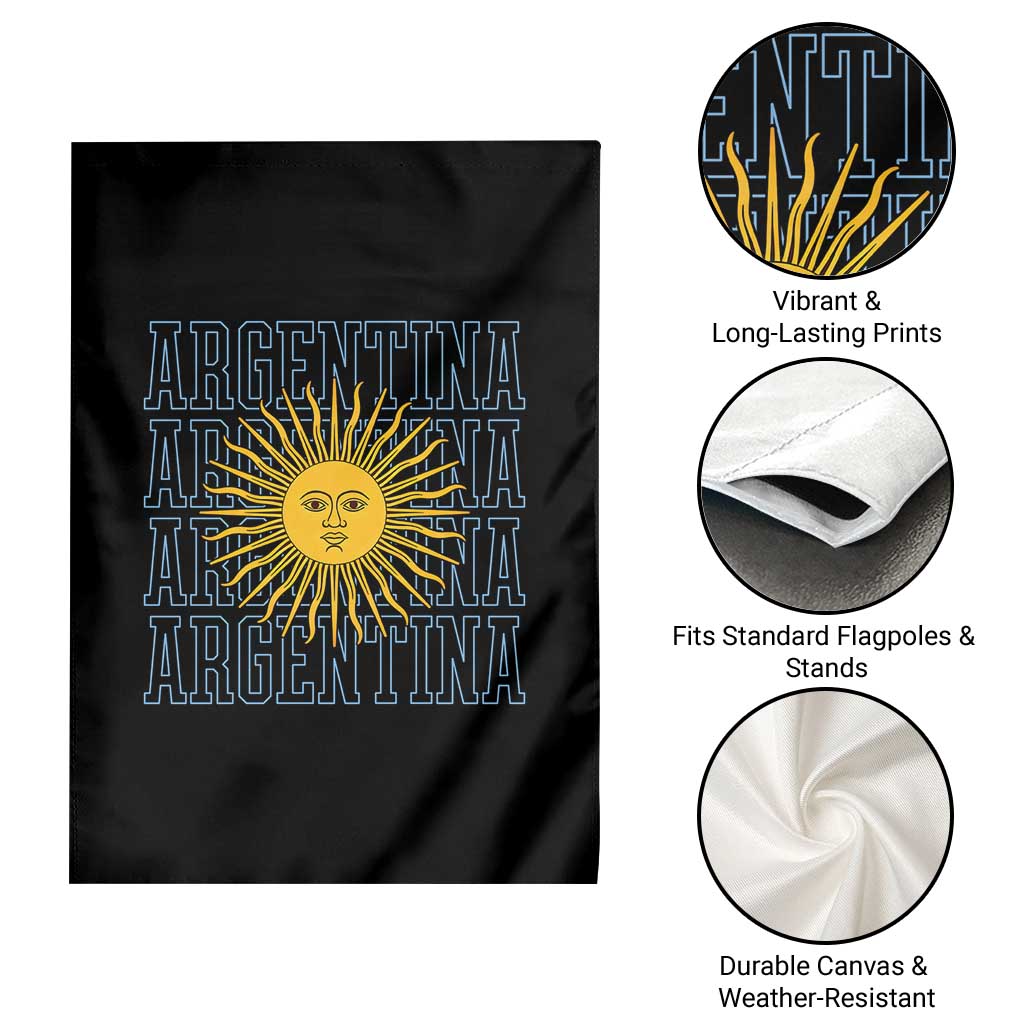 Sol de Mayo Argentina Flag Argentinian Sun Garden Flag