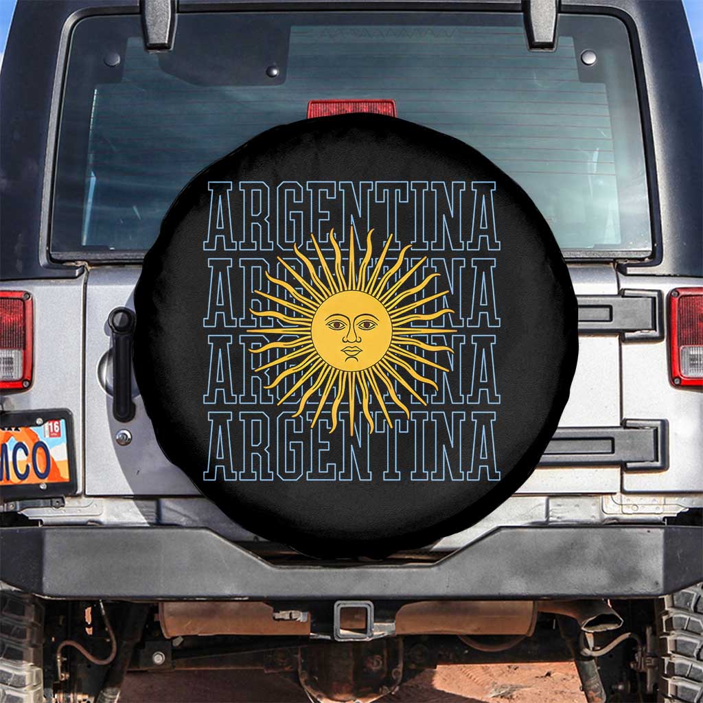 Sol de Mayo Argentina Flag Argentinian Sun Spare Tire Cover