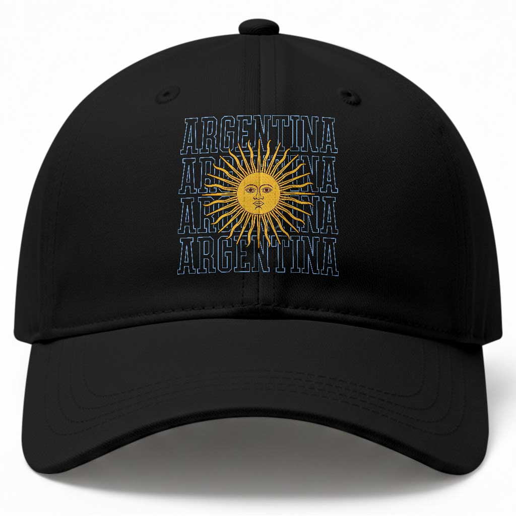 Sol de Mayo Argentina Flag Argentinian Sun Baseball Cap