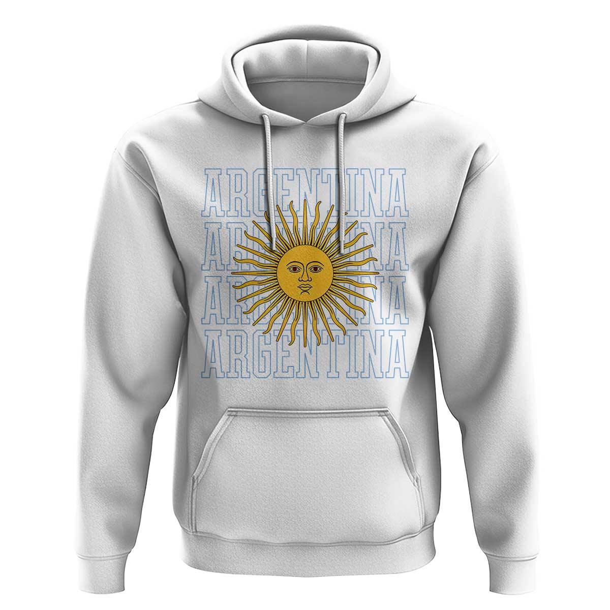 Sol de Mayo Argentina Flag Argentinian Sun Hoodie
