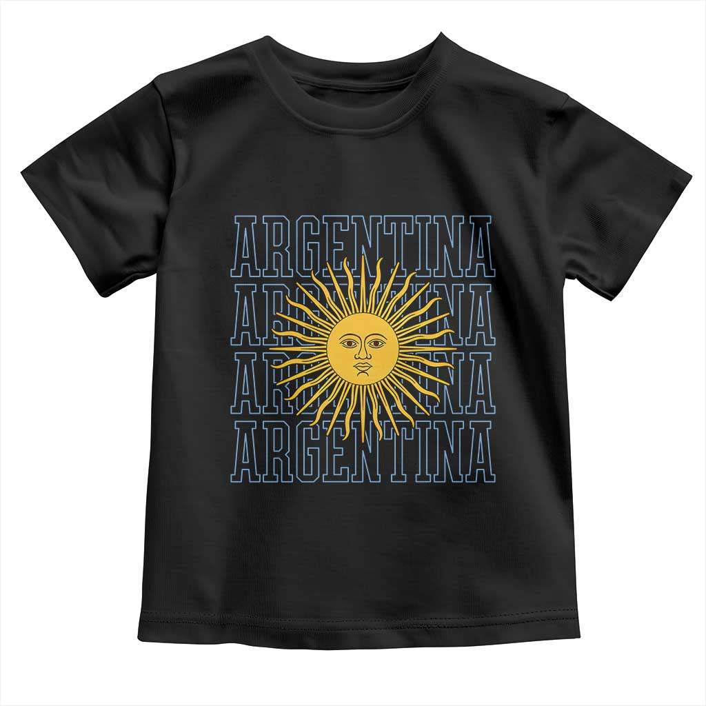 Sol de Mayo Argentina Flag Argentinian Sun Toddler T Shirt