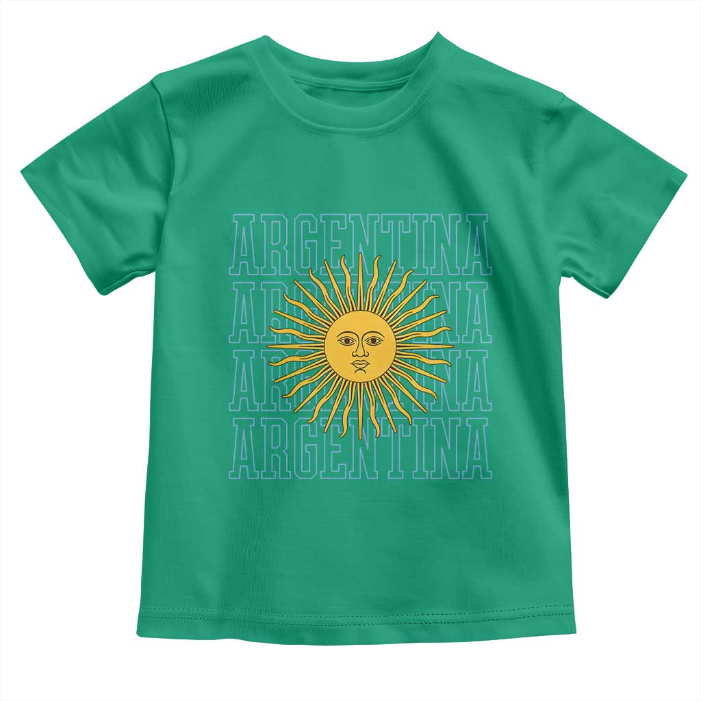 Sol de Mayo Argentina Flag Argentinian Sun Toddler T Shirt
