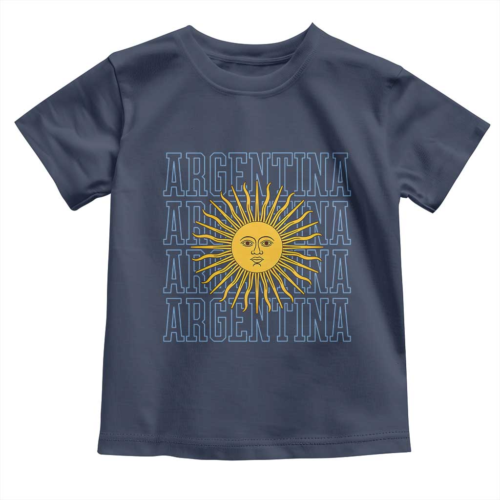 Sol de Mayo Argentina Flag Argentinian Sun Toddler T Shirt