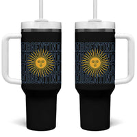 Sol de Mayo Argentina Flag Argentinian Sun Tumbler With Handle