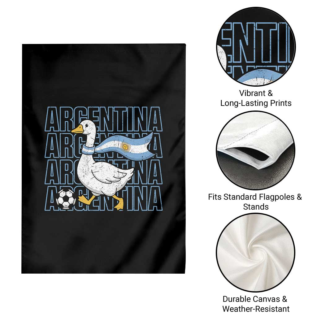 Argentina Soccer Football Garden Flag Silly Goose Argentinian Flag Fan Supporter