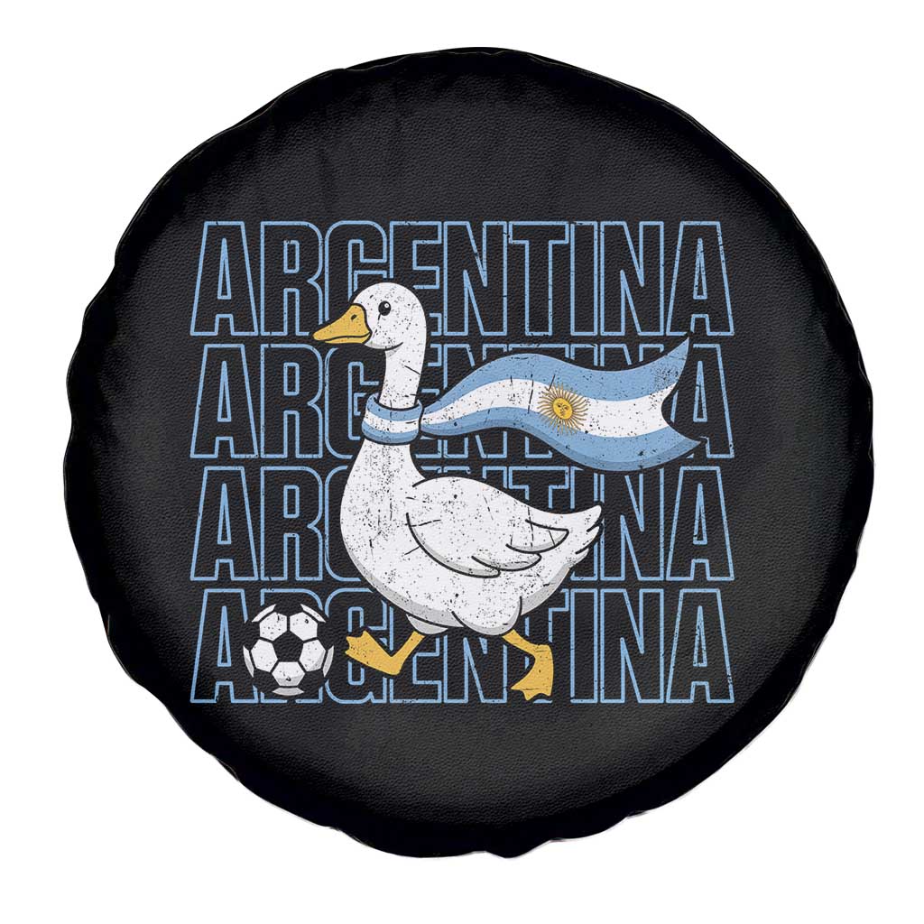 Argentina Soccer Football Spare Tire Cover Silly Goose Argentinian Flag Fan Supporter