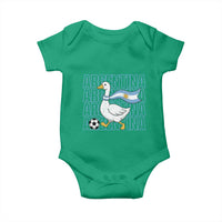 Argentina Soccer Football Baby Onesie Silly Goose Argentinian Flag Fan Supporter