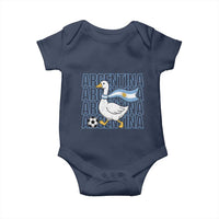Argentina Soccer Football Baby Onesie Silly Goose Argentinian Flag Fan Supporter